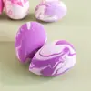 Huevo de Belleza para Maquillaje Huevo de Maquillaje Húmedo y Seco de Doble Uso Huevo Esponja Súper Suave Sin Látex Salmón Dos Tonos Color Mixto Multicolor