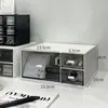 Caja de Almacenamiento con Cajones Combinados, Almacenamiento de Cosméticos para Escritorio de Oficina, Caja de Almacenamiento Apilable de Gran Capacidad, Caja Organizadora para Dormitorio