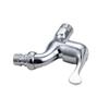 Grifo de apertura rápida boquilla de agua de aleación de zinc de apertura rápida 4 puntos Grifo de aleación de apertura rápida para lavadora grifo electrochapado de alto estándar