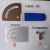 Acero Inoxidable 304 Manija de Válvula Ajustable Llave de Válvula de Interruptor Manija de Válvula de Aire Válvula Ajustable Manual de Volumen de Aire con Escala