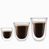 Amazon Home Vidrio de Doble Capa Espesado Aislado para Café con Leche Sin Asa Taza de Oficina para Jugo y Té