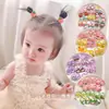 Ligas Lindas para Cabello de Bebé, Diademas para el Cuidado del Cabello Infantil, Especiales para Niñas con Cabello Fino, Gomas de Pelo Lindas de Dibujos Animados de Niñitas