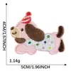 Dibujo Animado Autoadhesivo Mini Lindo Perrito DIY Accesorios de Ropa Decoración Funda de Teléfono Taza de Agua Parche Parche de Tela Bordado