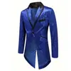 Colección de otoño e invierno para hombres europeos y americanos: vestido de noche con adornos de lentejuelas, esmoquin y traje de hombre con solapa, modelo XZ31