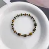 Collar Original de Piedra Tigre Irregular, Pulsera de Cuentas Personalizada con Diseño de Nicho, Cadena para Clavícula Estilo Maillard, Moderno y Versátil