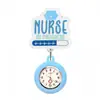 Lindo Dibujo Animado Brillante Elástico Pinza para Insignia de Enfermera Doctor Reloj de Bolsillo de Hospital Reloj de Pecho Pinza Telescópica Reloj para Colgar
