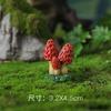 Ornamentos de Cogumelos Simulados Musgo Micro Paisagem Planta Suculenta Vaso de Flores Decoração DIY Jardim Transfronteiriço Artesanato de Resina