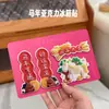 Imán para Refrigerador de Pareja de Año Nuevo del Caballo 2026 Texto Pareja del Festival de Primavera Pegatina Decorativa Acrílica Imán de Resina Cultural y Creativo de Año Nuevo