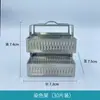 Rack de Tincion de Acero Inoxidable 26 30 60 Portaobjetos Plástico Vertical para Portaobjetos Frasco de Tincion de Vidrio para Portaobjetos de Patología