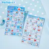 Joytop Doraemon - Pegatinas de Recompensa para el Aula Escribibles Dibujos Animados Impermeables Papelería Creativa para Jardín de Infancia