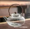 Tetera de vidrio con doble capa, tetera de vapor, tetera de cerámica eléctrica, tetera doméstica, tetera de remojo
