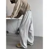 Pantalones casuales para hombre, pantalones deportivos rectos, nuevo estilo 2026, pantalones de chándal de pierna recta, pantalones curvos de pierna ancha para hombre
