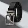 Cinturón de Cuero Genuino con Hebilla de Pasador, Moda Masculina Transfronteriza para Jóvenes y Adultos de Mediana Edad, Cinturón Casual de Negocios Versátil, Cinturón de Cuero para Pantalones al por Mayor