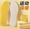 Palmilhas Quentes de Outono e Inverno Xinyangdao com Forro de Lã e Espessadas para Homens e Mulheres, à Prova de Frio, Super Macias, Absorventes de Suor, Respiráveis, de Algodão, Tapetes para Sapatos Venda por Atacado