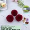 Al por mayor En stock 4cm 5cm 6cm Pompones de Piel de Conejo Sintética Pompones DIY para Empaque de Regalos, Colgantes para Mochilas, Suministros para Decoración Festiva