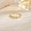 Anillo de Flor de Circonita Micropavé Estilo Coreano para Mujer, Anillo Versátil Abierto con Perla, Temperamento de Celebridad de Internet, Joyería de Mano al por Mayor