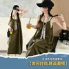 Conjunto de Falda con Tirantes de Verano para Niñas 2026 Nuevo Estilo Moda Ropa de Trabajo Falda Larga Chaleco Conjunto Casual de Dos Piezas