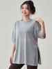 Blusa deportiva de verano para mujer, fina, para correr, de secado rápido, para fitness, camiseta de manga corta, holgada, transpirable, para yoga
