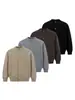 Suéter Abrigo Cardigan Botones Estilo Old Money para Hombre Otoño Invierno Retro Americano Cuello Redondo Tejido Sensación Perezosa Relajada Top