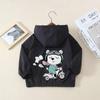 Chaqueta de Dibujos Animados para Niños Primavera y Otoño 2025 Nueva Elegante Cortavientos con Capucha de Otoño para Niños Chaqueta para Niños