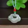 Seda Dourada Natural de Xinjiang Jade Verde Tianshan Fivela Ping An Pixiu e Outros Pingentes para Homens e Mulheres Acessórios de Pingente Presentes de Nicho