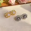 Brincos redondos de pérola estilo retrô francês, exalando uma vibe luxuosa e sofisticada, modernos e delicados, um acessório único e versátil para mulheres