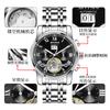 Reloj AIYISHI AIYISHI 8106 para hombre, de negocios, mecánico automático, resistente al agua, Tourbillon hueco, reloj de pulsera para hombre