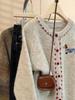 Chaqueta Suéter Redonda Suave y Gruesa Color Albaricoque para Mujer, Nuevo Diseño Otoño e Invierno, Cárdigan Tejido Estilo Perezoso para Mujer A6406