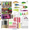 Set de Señuelos, Señuelos para Pesca, Señuelos Artificiales, Spinner para Pesca, Señuelos Blandos, Señuelo Rana de Superficie, Set Completo de Señuelos