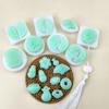Molde de Silicona para Colgante de Jade de Dragón y Fénix Decoración con Pegamento DIY Molde para Colgante de Arcilla, Resina, Aromaterapia Molde para Hornear Pasteles