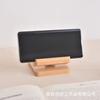 Suporte Simples de Madeira Maciça para Celular com Base Ornamento Escritório Multifuncional de Madeira Suporte Ornamento para Celular e Tablet