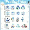Novas 30 Peças Decorações de Madeira de Boneco de Neve de Natal Suprimentos para Festa de Feriado Etiqueta de Presente Decorações para Casa