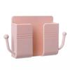 Soporte adhesivo con gancho para carga de teléfono móvil, control remoto, estante de pared sin perforaciones para dormitorio y sala de estar