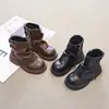 Botines cortos para niña, nueva colección otoño/invierno 2026, estilo coreano, inspirados en princesas, cómodos, versátiles, antideslizantes, con suela blanda, botas Martin