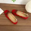 Zapatos Sencillos y Suaves de Boca Baja para Usar Afuera 2026 Primavera Verano Nuevo Estilo Zapatos Planos con Lazo Ligeros para Viajar y Conducir