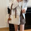 Bolso de Hombro Cruzado de Gran Capacidad con Textura, Nuevo Estilo Otoño 2026, Moda de Gama Alta, Simple, Retro, Versátil, para Viajes