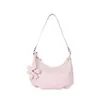 Bolso tipo dumpling de cuero suave de nicho coreano para mujer, nuevo modelo 2026, bolso de hombro o axila exquisito y elegante, bolso cruzado de gran capacidad