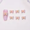 Accesorios populares para decoración de uñas de mariposa con lazo de dopamina, pequeños accesorios de resina, pinzas para el cabello de bricolaje, pendientes, accesorios de uñas ponibles, pedrería
