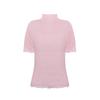 Beneficios Exclusivos para Fans, No Reembolsable, No Intercambiable, Top Ligero y Transparente con Textura, Manga Corta Informal, Camisa Interior Suave de Gasa