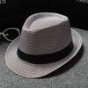Chapéu de cavalheiro verão retrô moda britânica jovens masculinos e femininos linho Chapéu Jazz chapéu de sol casual performance de palco
