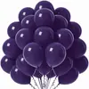 Balões de Aniversário Amazon 10 polegadas Conjunto de Balões de Cor Sólida Balões para Decoração de Feriado Balões Metálicos Foscos Maca