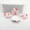 Accesorios de resina serie de luna de dibujos animados lazo Gato KT material para funda de teléfono diy pasador de taza tocado