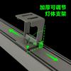 Luz lineal LED para pared 48W72W exterior impermeable ingeniería personalizado luces de línea letrero pared exterior iluminación de puentes luces de contorno