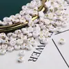 DIY Kidsren Educação Infantil Contas Acrílicas Soltas Letras em Inglês Contas Planas Chaveiro Acessórios de Joias Pulseira Tecelagem