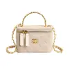 Bolso infantil acolchado con cadena estilo coreano inspirado en Chanel para niñas, bolso caja de moda tendencia 2026, bolso de hombro y cruzado para niños