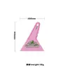 Ferramenta Qili para Película de Carro Oem Personalizada Ultra-Fina Resistente a Altas Temperaturas Raspador Triangular Raspador Duro Triangular para Construção de Película de Janela