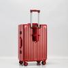 Mala de viagem multifuncional com estrutura de alumínio, mala de viagem feminina de 20 polegadas, mala de viagem de grande capacidade, mala de casamento de alta qualidade