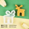 Natal fawn alce Elk vela molde de silicone DIY aromaterapia ornamentos de gesso decorativo artesanal sabão molde de chocolate