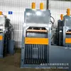 Máquina Empacadora Vertical Shijiu de 80 Toneladas para Cartón Viejo y Bolsas de Cemento, Máquina Empacadora de Telas de Desecho, Máquina Compactadora para Virutas de Hierro y Madera de Desecho