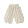 [100% Algodón] Pantalones Cortos para Niña, Pantalones de Lunares para Bebé, Pantalones de Algodón Puro, Pantalones Casuales para Niños Pequeños, Nueva Ropa de Verano para Niños